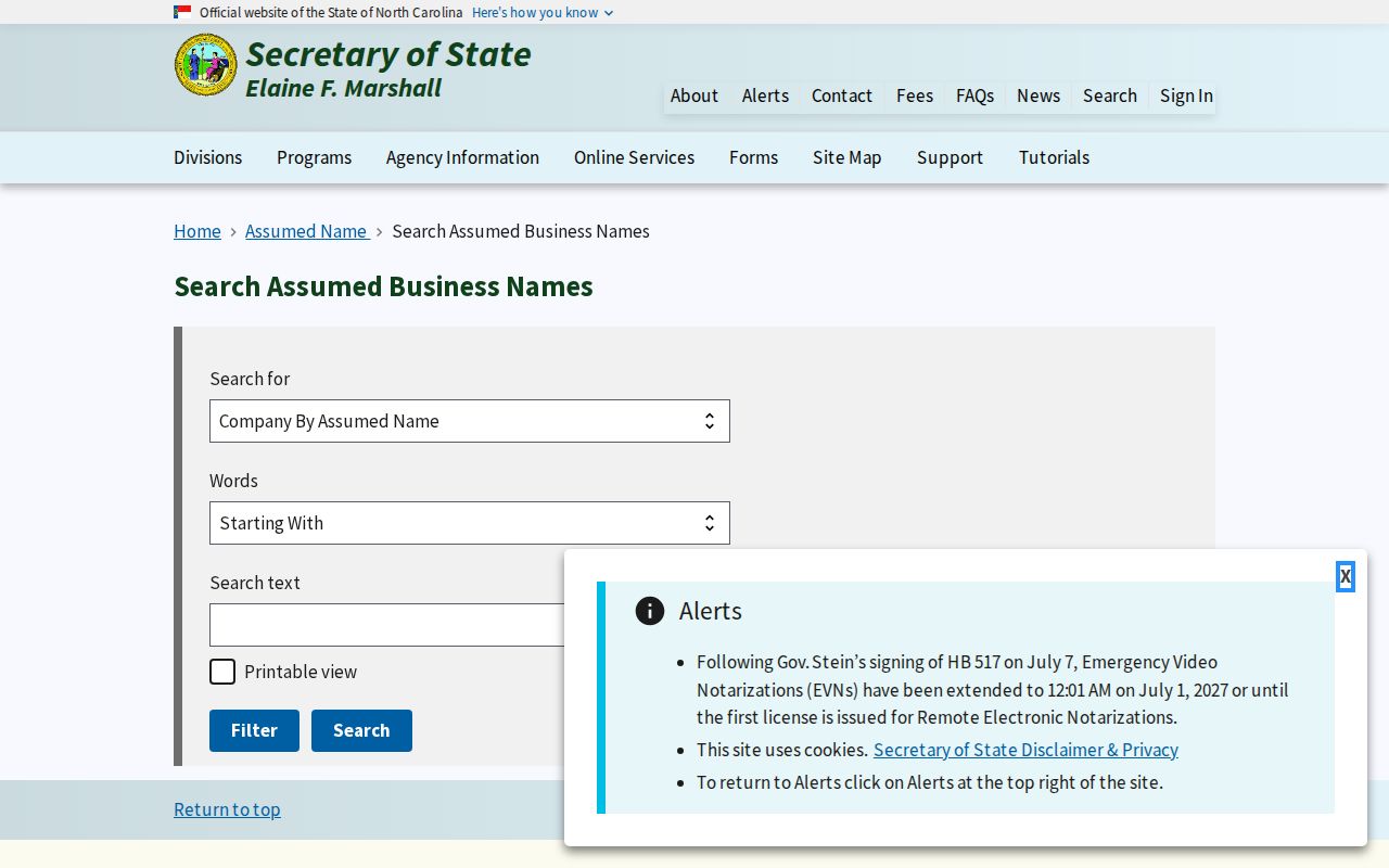 Monroe residents directory North Carolina assumed name search